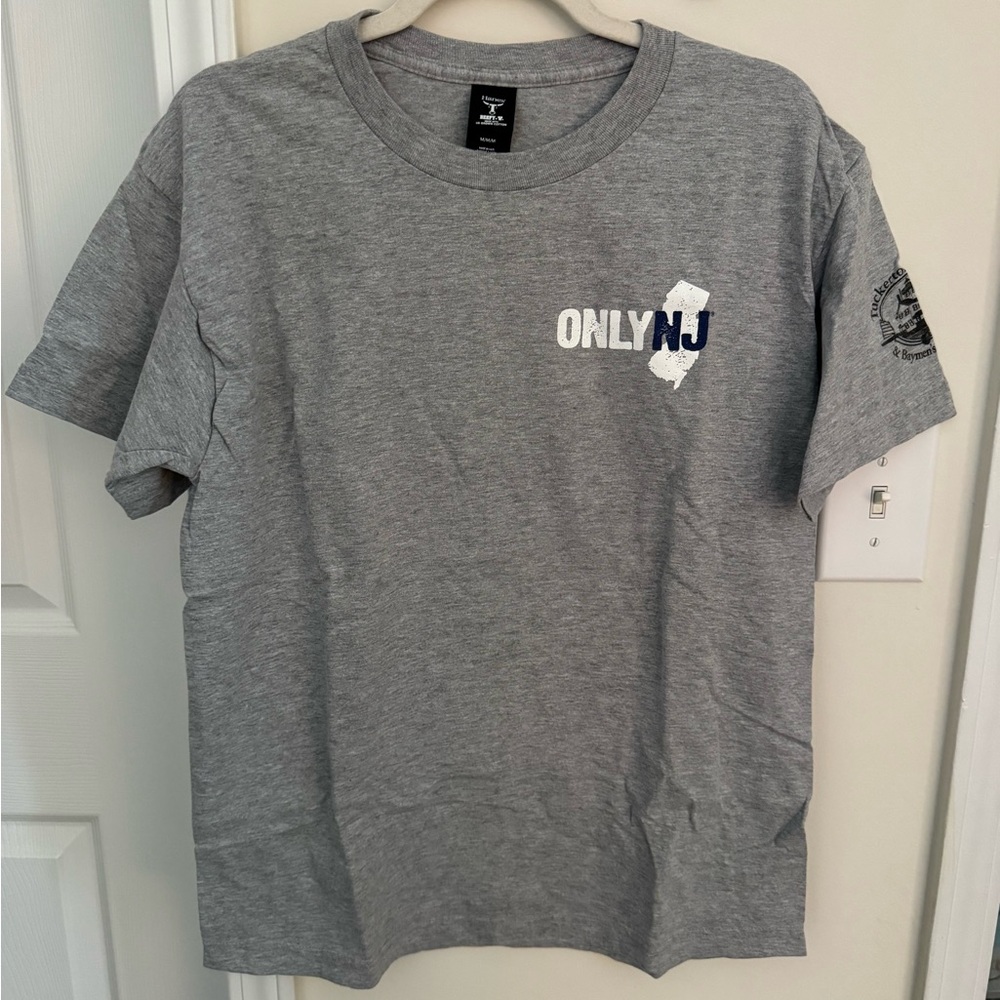 Only in NJ t shirt with famous defunct NJ brands and stores